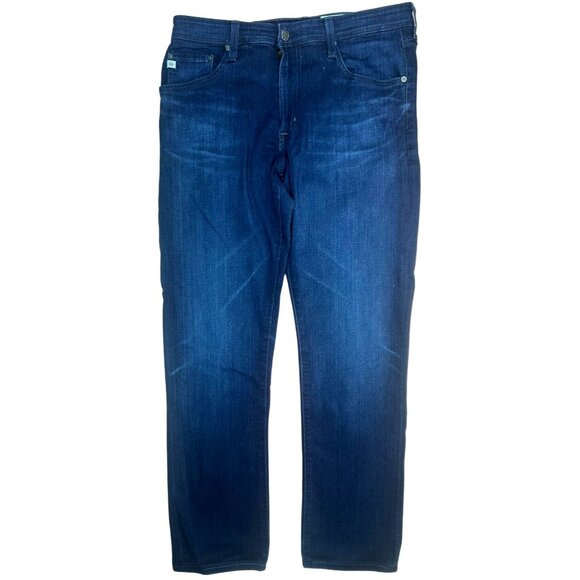 AG Everett Slim Straight Mens Dark Wash Ag-Ed Denim Jeans 34 x 33 - Picture 1 of 6